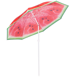 Záhradný slnečník 160 cm, melón SPRINGOS VIVA BU0020