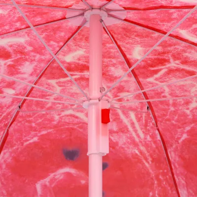 Záhradný slnečník 160 cm, melón SPRINGOS VIVA BU0020