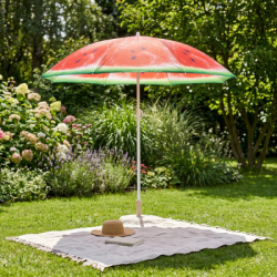 Záhradný slnečník 160 cm, melón SPRINGOS VIVA BU0020