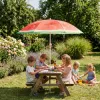 Záhradný slnečník 160 cm, melón SPRINGOS VIVA BU0020