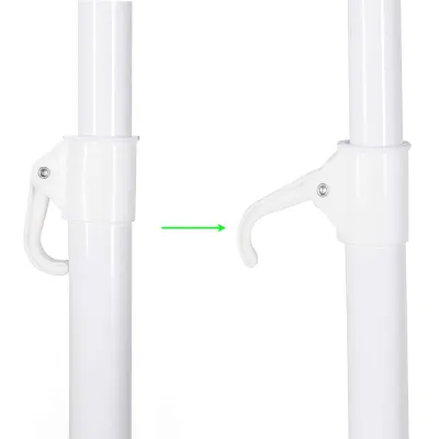 Záhradný slnečník 160 cm, modrý SPRINGOS VIVA BU0022