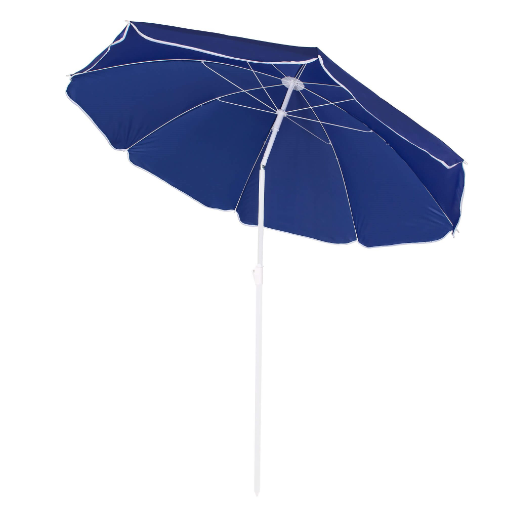 Záhradný slnečník 160 cm, modrý SPRINGOS VIVA BU0022