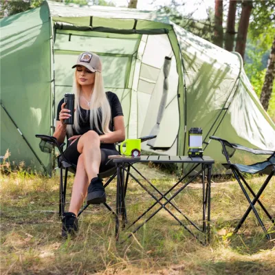 Turistický stan pre 4 osoby SPRINGOS MONTEVERA zelený