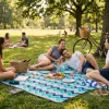 Pikniková deka 220x180 cm SPRINGOS PM007 tyrkysová