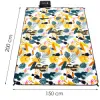Pikniková deka 200x150 cm, tropický vzor SPRINGOS PM042
