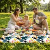 Pikniková deka 200x150 cm, tropický vzor SPRINGOS PM042