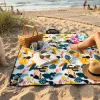 Pikniková deka 200x150 cm, tropický vzor SPRINGOS PM042