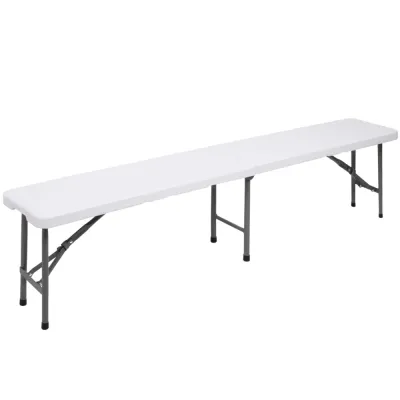 Záhradná lavica 183x30 cm SPRINGOS GF0094 biela