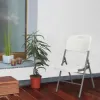Skladacia stolička SPRINGOS GF0109 biela