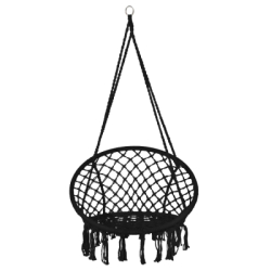 Záhradná hojdačka 60 cm, čierna SPRINGOS NATALI