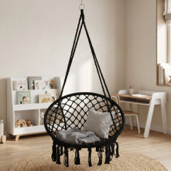 Záhradná hojdačka 60 cm, čierna SPRINGOS NATALI