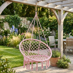 Záhradná hojdačka 60 cm, ružová SPRINGOS NATALI