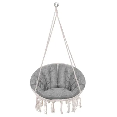 Závesné kreslo s vankúšom 60 cm, krémová SPRINGOS SPR0043