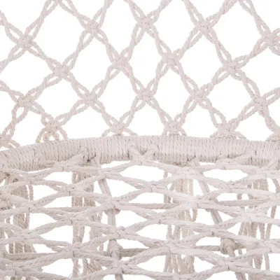 Závesné kreslo s vankúšom 60 cm, krémová SPRINGOS SPR0043