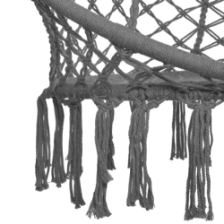 Závesné kreslo s vankúšom 60 cm, tmavo šedá SPRINGOS SPR0046