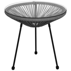 Záhradný stôl 50 cm, šedý SPRINGOS LOA GF0091