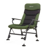 Rybárske a kempingové polohovacie kreslo SPRINGOS CS0189 tmavo zelené