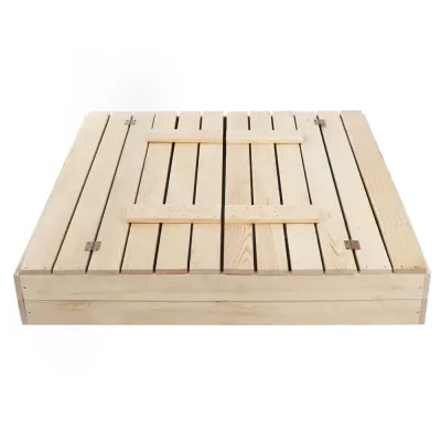 Detské pieskovisko 120x120 cm DECHLAND Smart 120N s krytom a podložkou