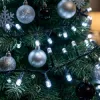 LED svetelná reťaz - 17,5m, 300LED, 8 funkcií, IP44, studená biela