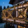 LED svetelná reťaz - 25,5m, 300LED, IP44, teplá biela