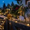 LED svetelná reťaz - 25,5m, 300LED, IP44, teplá biela