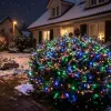 LED svetelná reťaz - 25,5m, 300LED, IP44, multicolor
