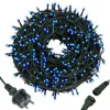 LED svetelná reťaz - 25,5m, 300LED, IP44, modrá
