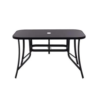 Záhradný stôl 150x90 cm SPRINGOS TOSCANA GF1038 čierny