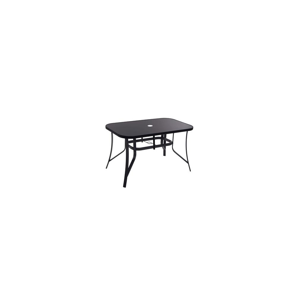 Záhradný stôl 150x90 cm SPRINGOS TOSCANA GF1038 čierny