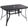 Záhradný stôl 150x90 cm SPRINGOS TOSCANA GF1038 čierny