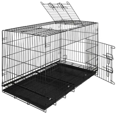 Klietka pre psa 100x60x70 cm, kovová SPRINGOS PA1016