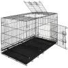 Klietka pre psa 100x60x70 cm, kovová SPRINGOS PA1016
