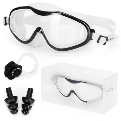 Plavecké okuliare set AQUAGET AQ0018 biele