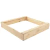 Drevené pieskovisko 98x94 cm s lavičkami DECHLAND Basic 98A prírodné