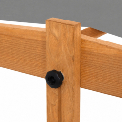 Detské pieskovisko so strieškou 120x120 cm DECHLAND Smart Sun 120DI hnedé