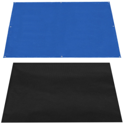 Detské pieskovisko s krytom 120x120 cm DECHLAND Smart 120SET hnedé