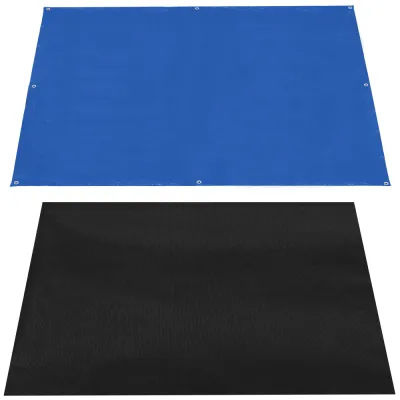 Detské pieskovisko s krytom 120x120 cm DECHLAND Smart 120SET hnedé