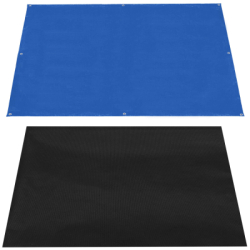 Detské pieskovisko s krytom 150x150 cm DECHLAND Smart 150SET hnedé