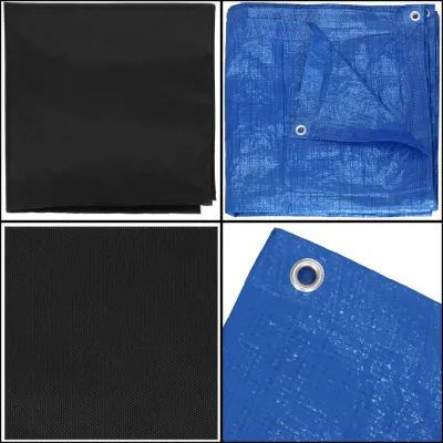 Detské pieskovisko s krytom 150x150 cm DECHLAND Smart 150SET hnedé