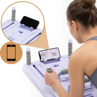 Pilates reformer skladací ACTIGET ACT0202 fialový