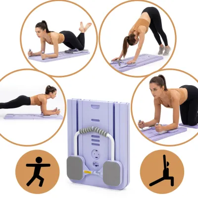 Pilates reformer skladací ACTIGET ACT0202 fialový