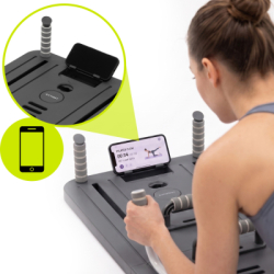 Pilates reformer skladací ACTIGET ACT0201 sivý