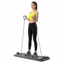 Pilates reformer skladací ACTIGET ACT0201 sivý