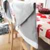 Vianočný poťah na stoličku SPRINGOS HA0201 sivý