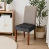 Poťah na sedák stoličky SPRINGOS HA5268 tmavo šedý