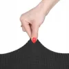 Poťah na stoličku SPRINGOS SPANDEX HA0051 čierny kockovaný