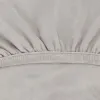 Poťah na stoličku zamatový SPRINGOS SPANDEX HA5241 svetlo šedý