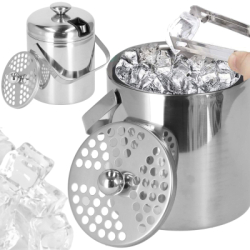 Nádoba na ľad 1,3 l Springos Ice KI0116 strieborná