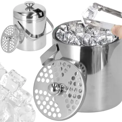 Nádoba na ľad 1,3 l Springos Ice KI0116 strieborná