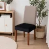 Poťah na sedák stoličky SPRINGOS HA5266 čierny